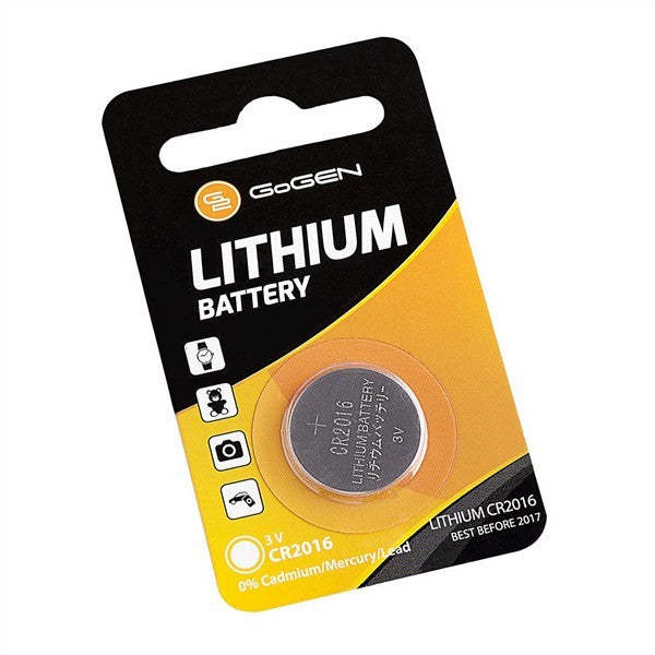 Baterie lithiová GoGEN CR2016, blistr 1ks (GOGCR2016LITHIUM1)