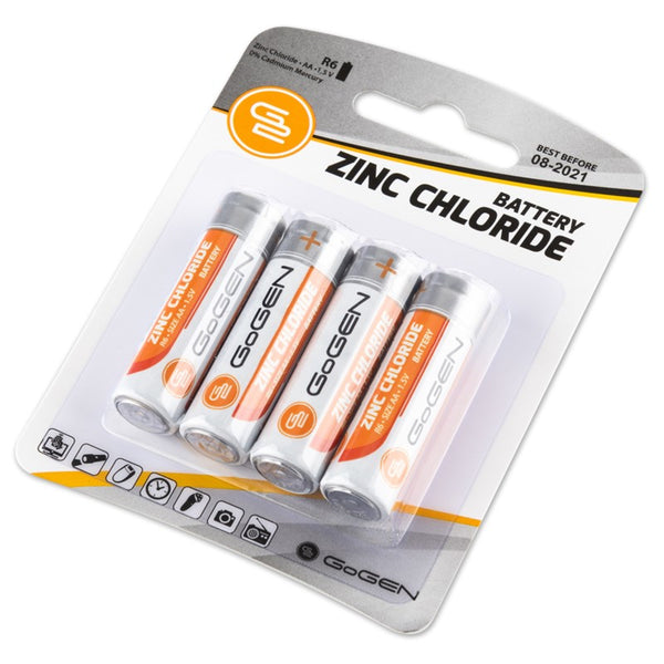 Baterie zinkochloridová GoGEN AA, R6, blistr 4ks (R06ZINC4)