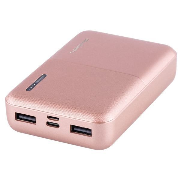 Powerbanka GoGEN 10000 mAh, PB100007, metalická (PB100007RG) růžová