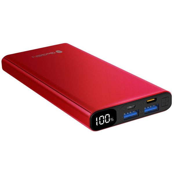 Powerbank GoGEN PB100008 10000 mAh, USB-C PD 20W (PB100008R) červená