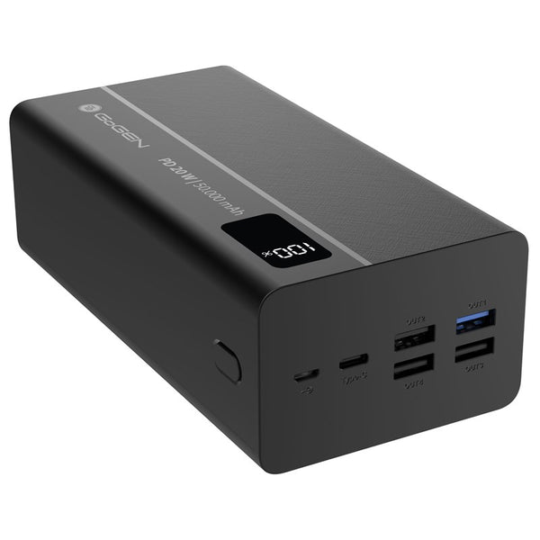 Powerbanka GoGEN PB500001 50000 mAh, USB-C PD 20W (PB500001B) černá