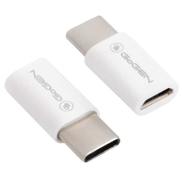 Redukce GoGEN USB-C (M) / micro USB (F) (USBCMICMF01) bílá