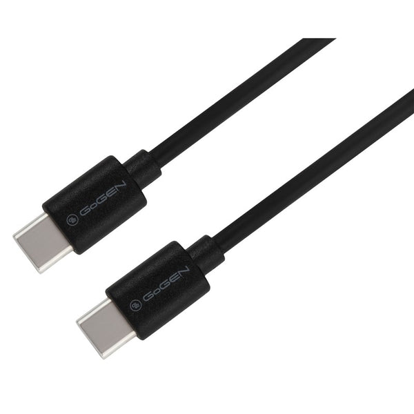 Kabel GoGEN USB-C / USB-C, 60W, 0,3m (USBCC030MM05) černý