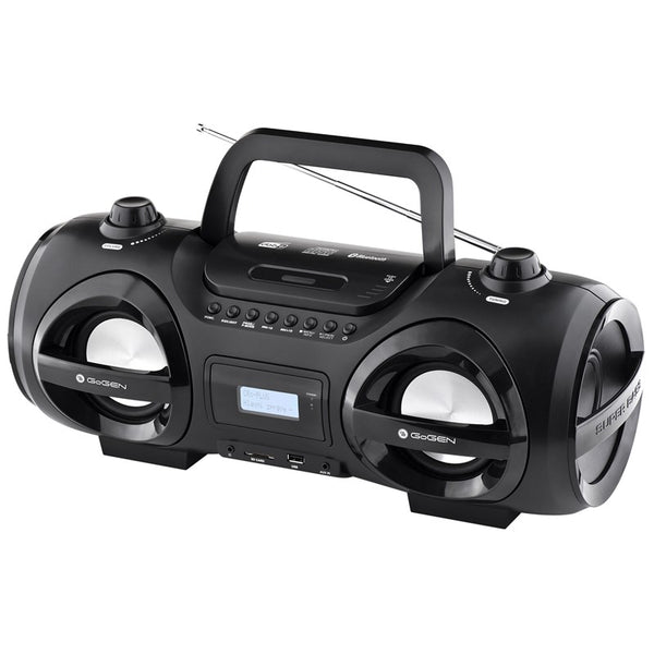 Radiopřijímač DAB+/CD GoGEN CDM 425 BTDAB černý/stříbrný