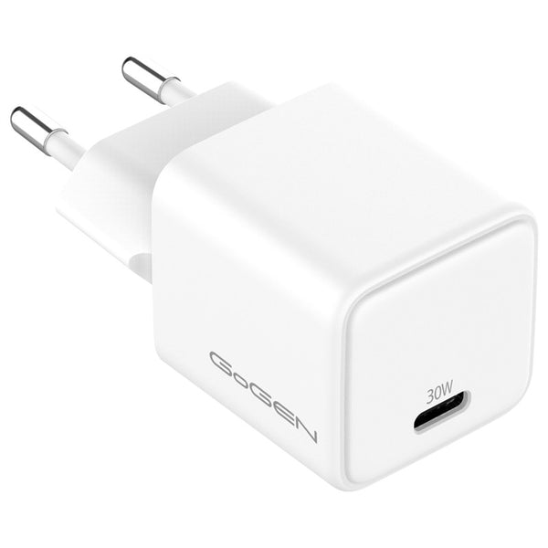 Nabíječka do sítě GoGEN ACHPD130, USB-C PD 30W (ACHPD130W01) bílá