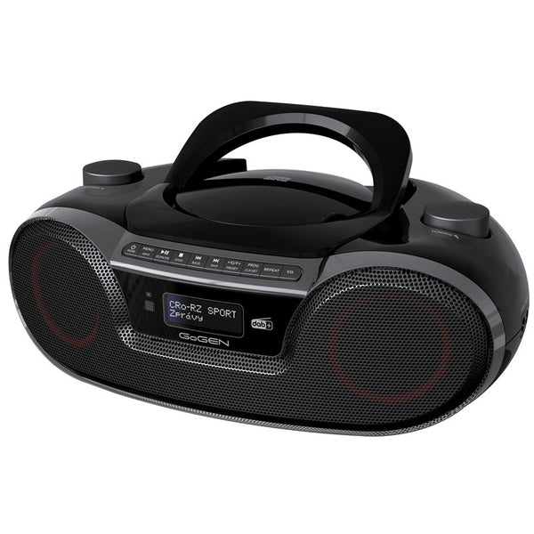 Radiopřijímač DAB+/CD GoGEN CDM 490 BTDABS černý/stříbrný